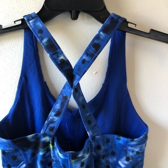 Lululemon Kanto Catch Me Tank Blue & Black 6 - Picture 5 of 9